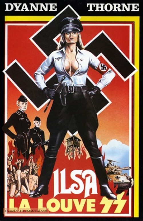 Ilsa: She Wolf of the SS - French VHS movie cover