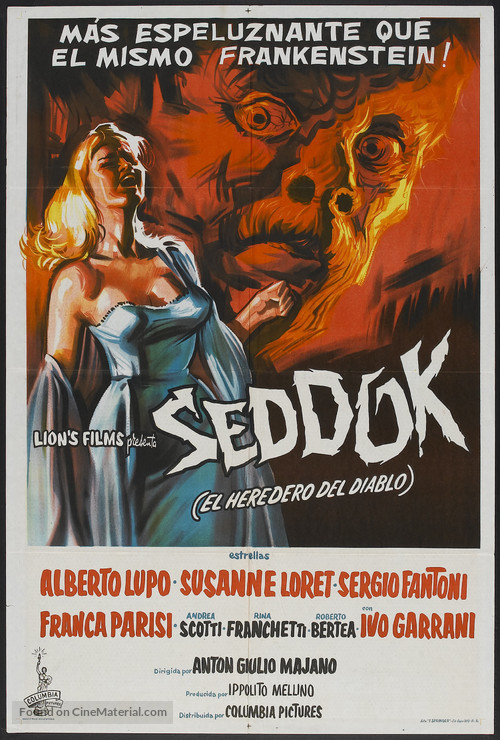 Seddok, l&#039;erede di Satana - Argentinian Movie Poster