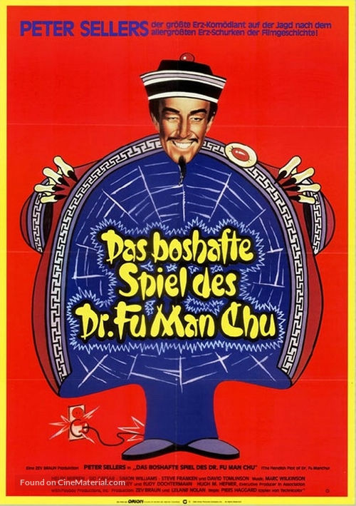 The Fiendish Plot of Dr. Fu Manchu - German Movie Poster