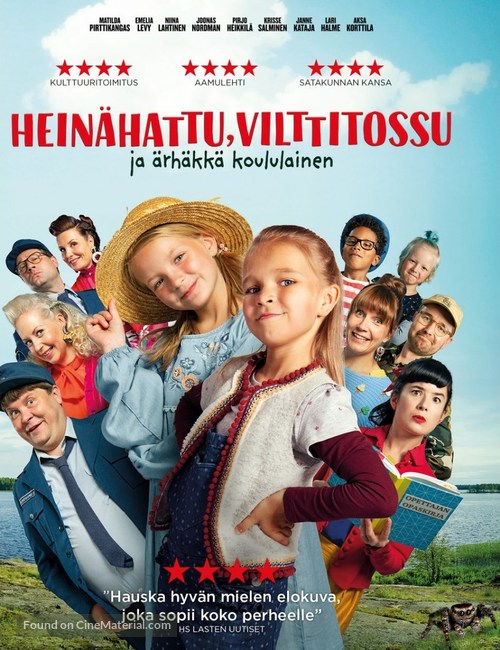 Hein&auml;hattu, Vilttitossu ja &auml;rh&auml;kk&auml; koululainen - Finnish Blu-Ray movie cover