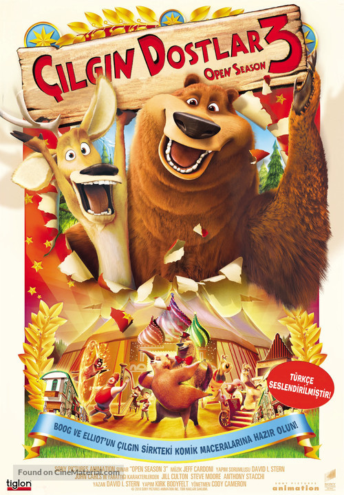 Open Season 3 - Turkish Movie Poster