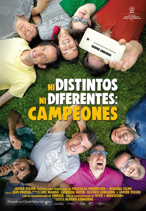 Ni distintos ni diferentes: Campeones - Spanish Movie Poster