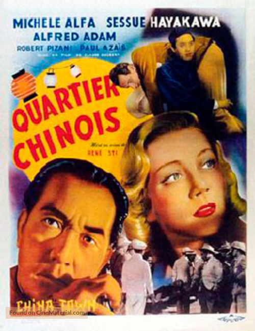 Quartier chinois - Belgian Movie Poster