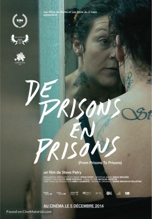 De prisons en prisons - Canadian Movie Poster