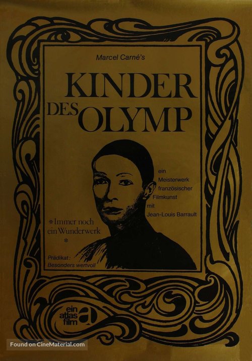 Les enfants du paradis - German Movie Poster