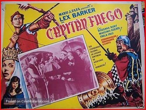 Capitan Fuoco - Mexican Movie Poster