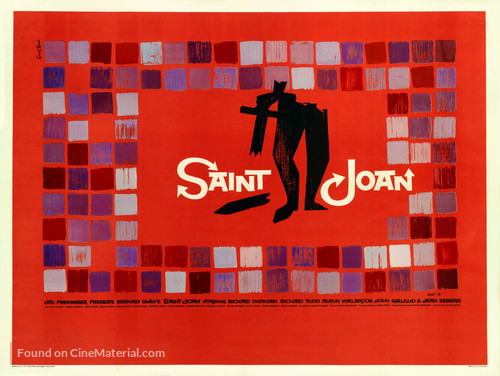 Saint Joan - British Movie Poster