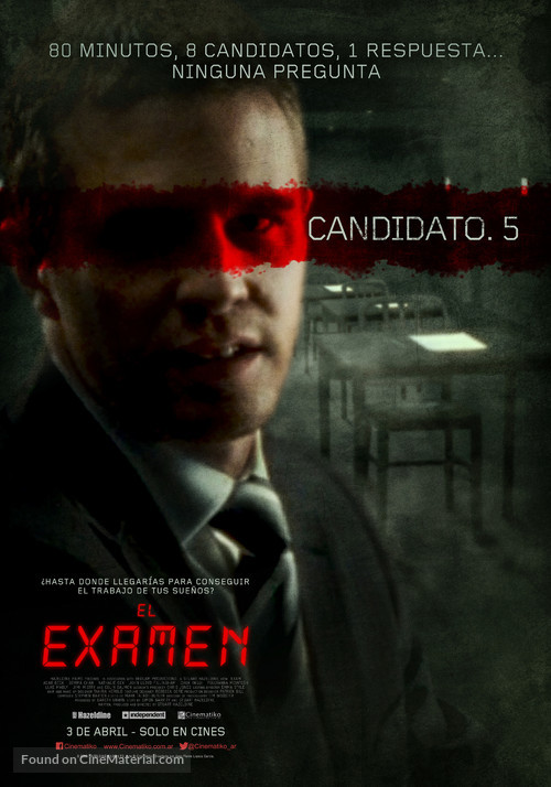 Exam - Argentinian Movie Poster