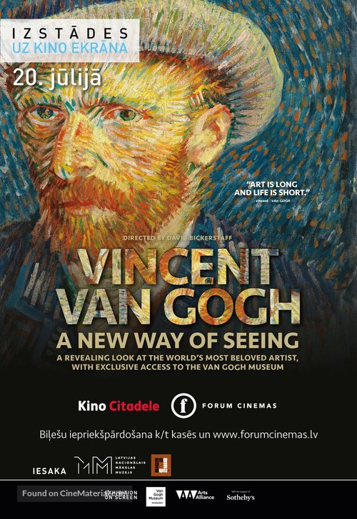 Vincent Van Gogh: A New Way of Seeing - Latvian Movie Poster