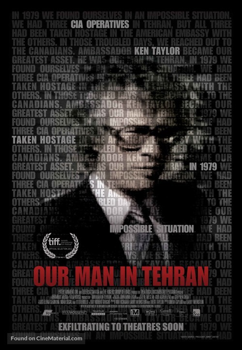 Our Man in Tehran - Canadian Movie Poster
