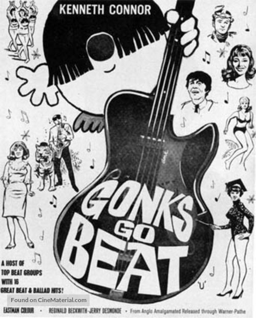 Gonks Go Beat - British Movie Poster