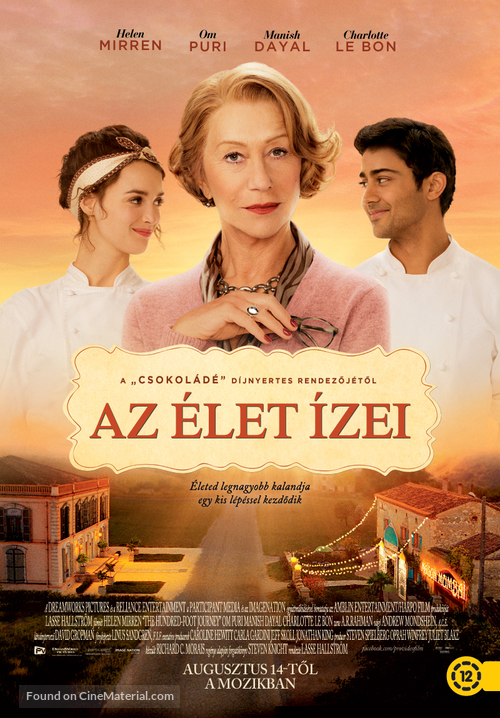 The Hundred-Foot Journey - Hungarian Movie Poster