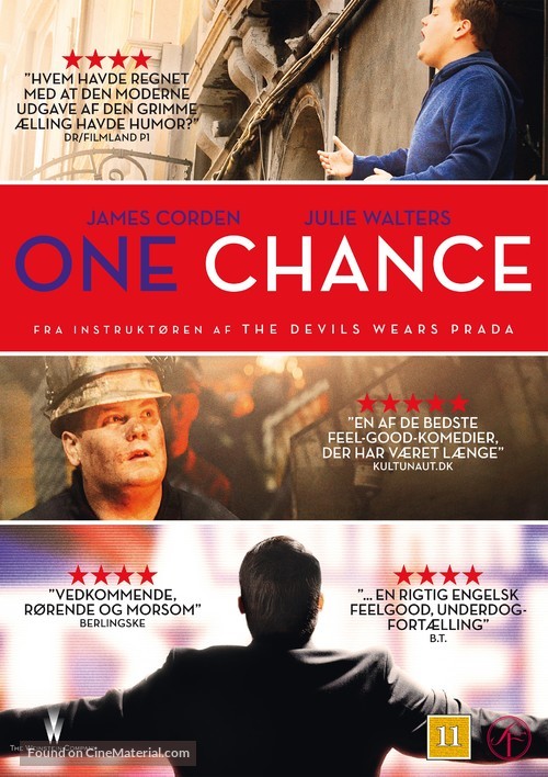 One Chance - Danish DVD movie cover