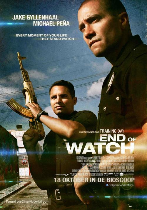 End of Watch - Dutch Movie Poster