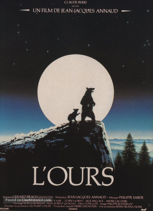 L&#039;ours - French Movie Poster