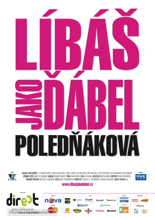 L&iacute;b&aacute;s jako d&aacute;bel - Czech Movie Poster