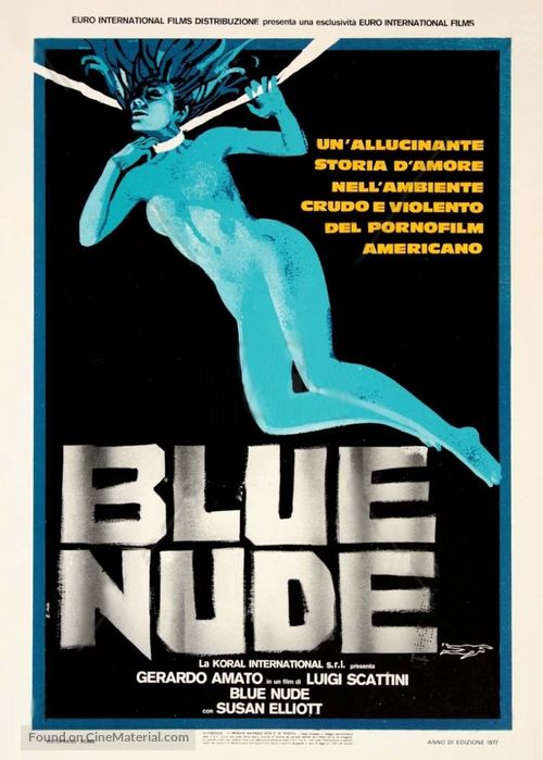 Blue Nude - Italian Movie Poster