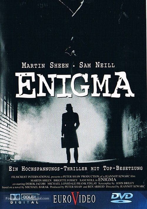 Enigma - German DVD movie cover