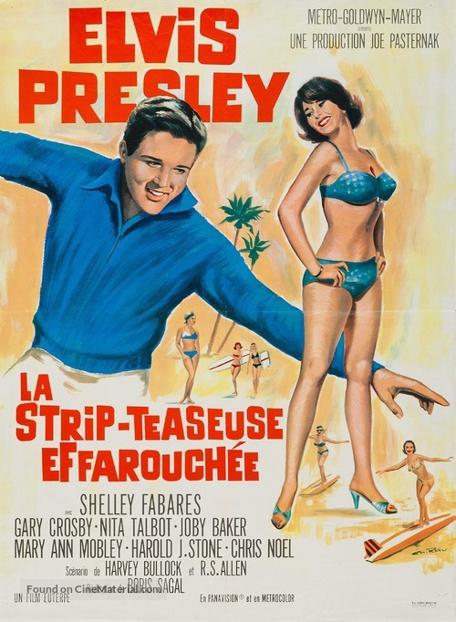 Girl Happy - French Movie Poster