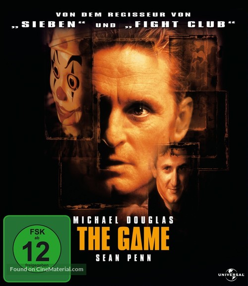 The Game - German Blu-Ray movie cover