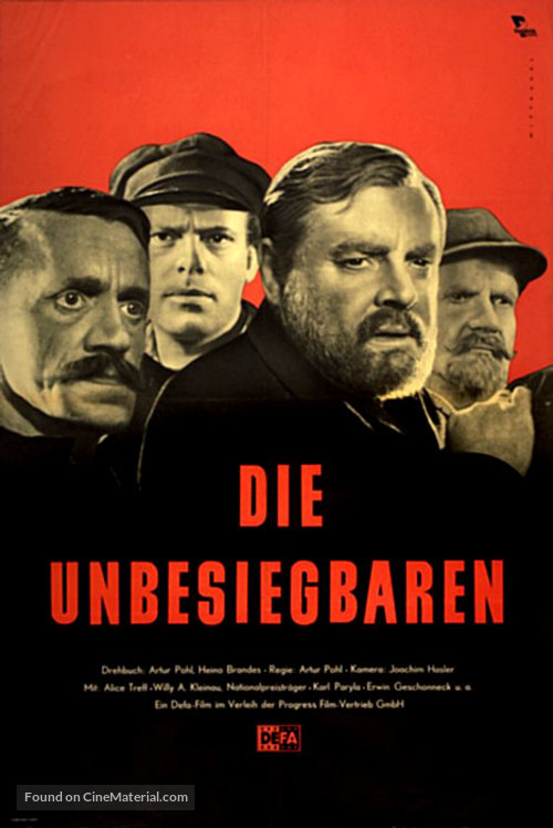 Die Unbesiegbaren - German Movie Poster