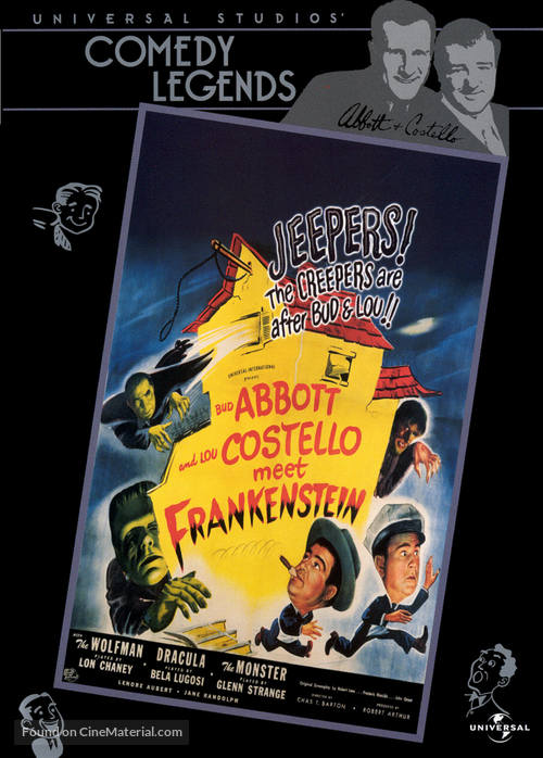 Bud Abbott Lou Costello Meet Frankenstein - DVD movie cover