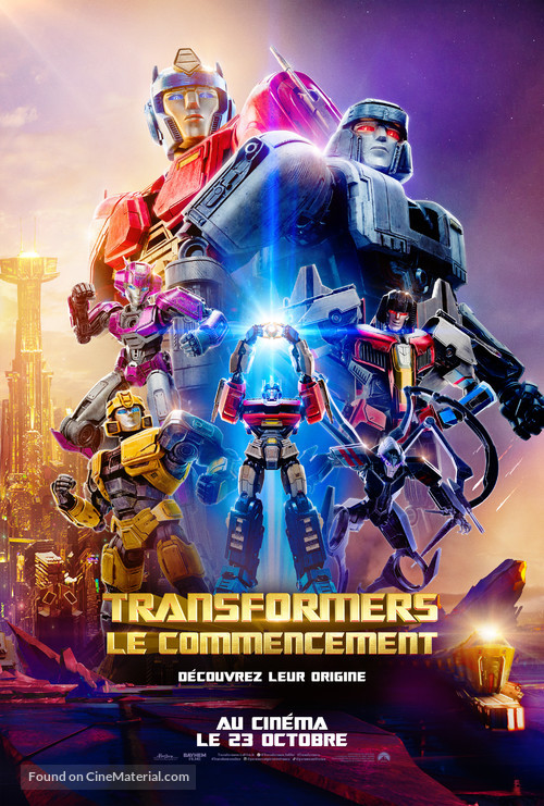 Transformers One - French Movie Poster