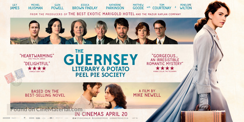 The Guernsey Literary and Potato Peel Pie Society - British Movie Poster