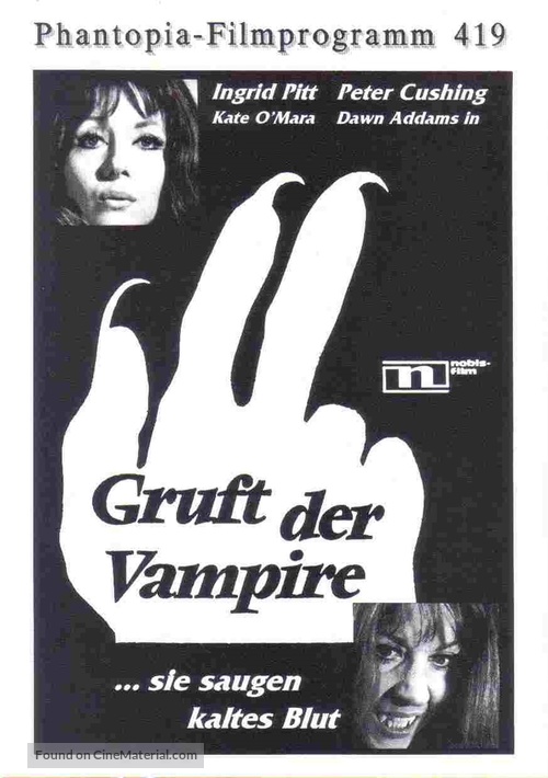 The Vampire Lovers - German poster