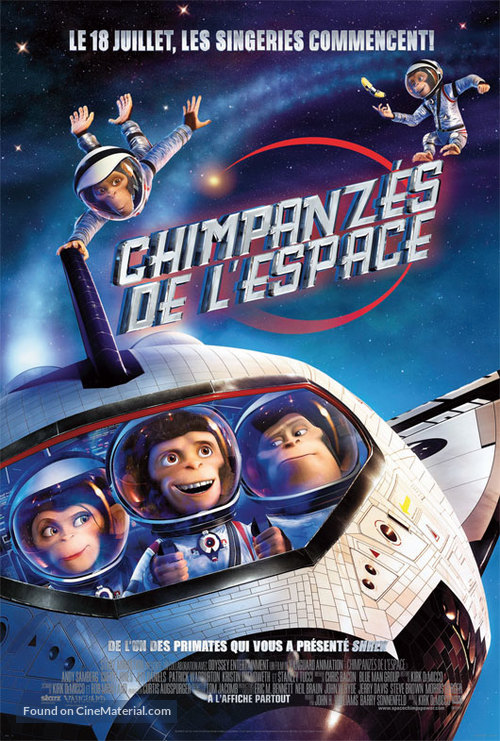 Space Chimps - French Movie Poster