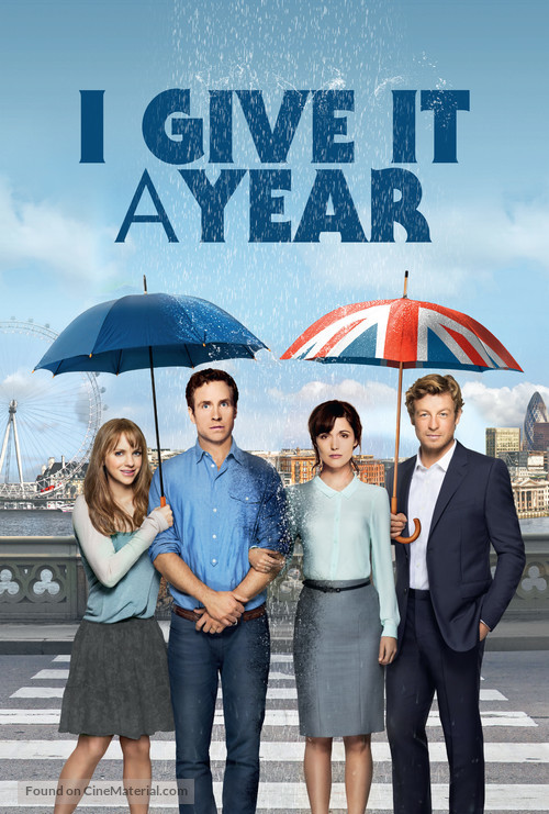 I Give It a Year - Danish poster