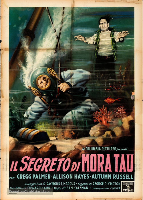 Zombies of Mora Tau - Italian Movie Poster
