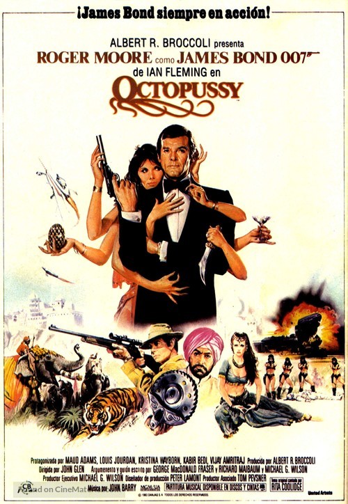 Octopussy - Spanish Movie Poster