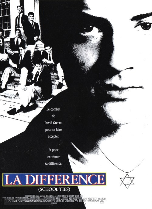 School Ties - French Movie Poster