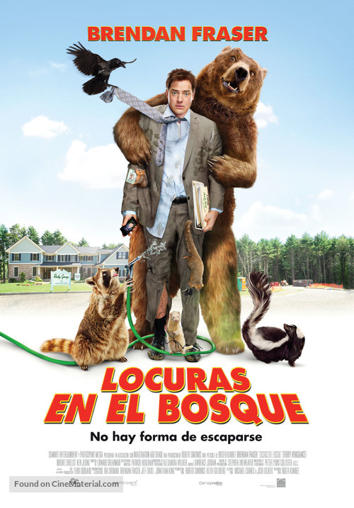 Furry Vengeance - Colombian Movie Poster
