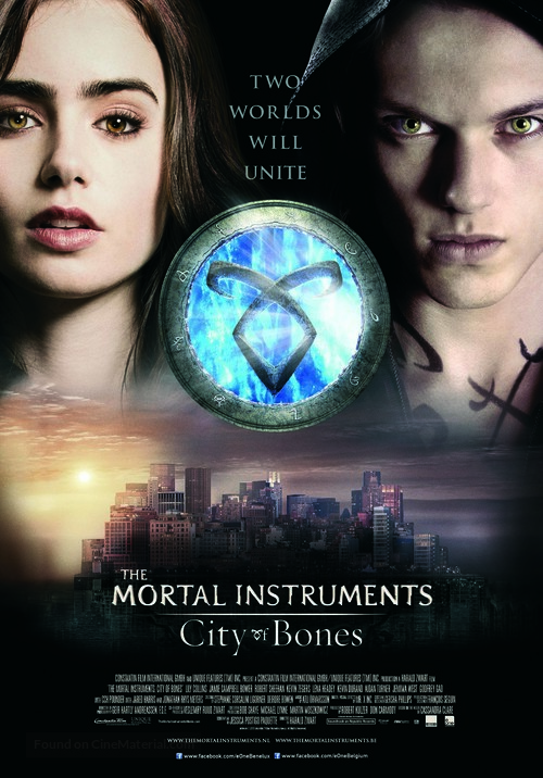 The Mortal Instruments: City of Bones - Belgian Movie Poster