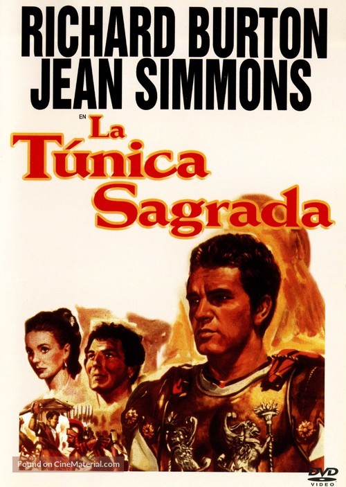 The Robe - Spanish DVD movie cover