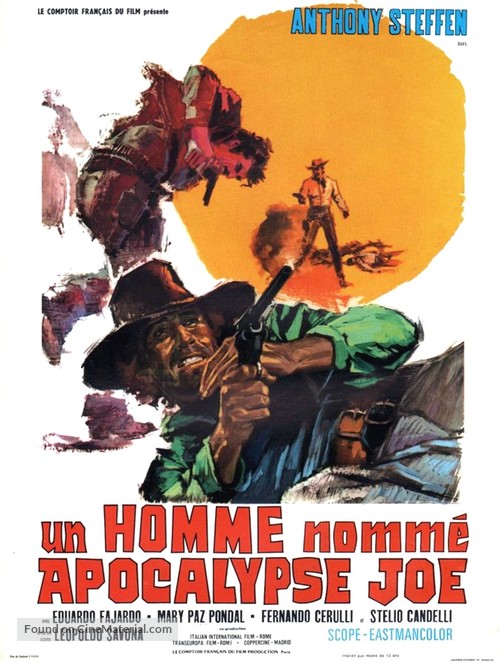 Un uomo chiamato Apocalisse Joe - French Movie Poster