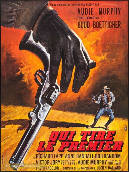 A Time for Dying - French Movie Poster