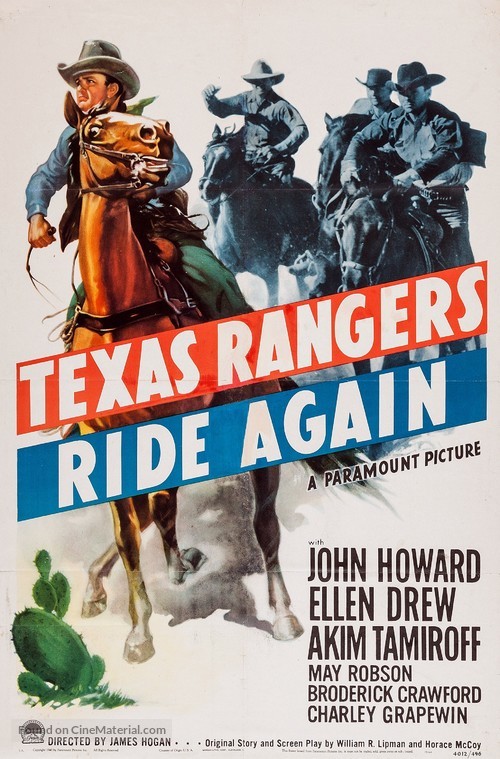 The Texas Rangers Ride Again - Movie Poster