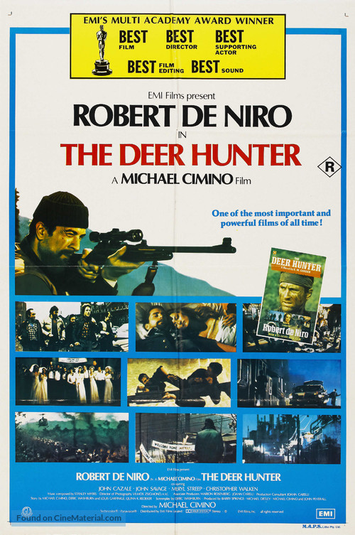 The Deer Hunter - Australian Movie Poster