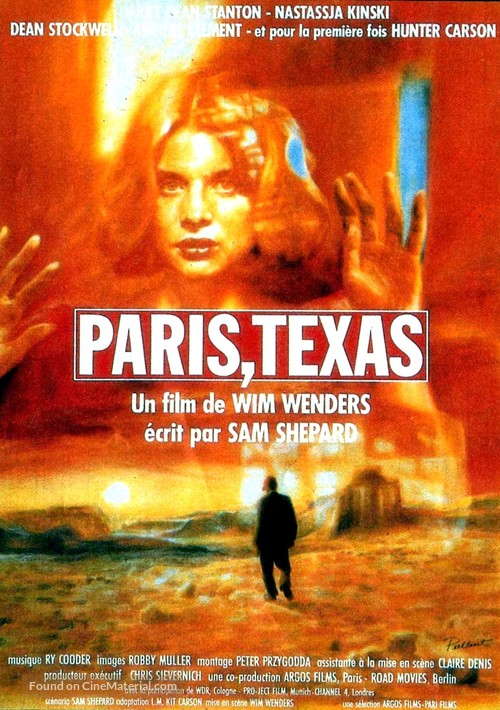 Paris, Texas - French Movie Poster