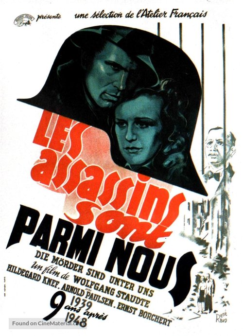 Die M&ouml;rder sind unter uns - French Movie Poster