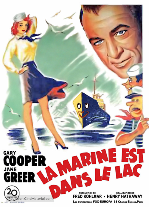 You&#039;re in the Navy Now - French Movie Poster