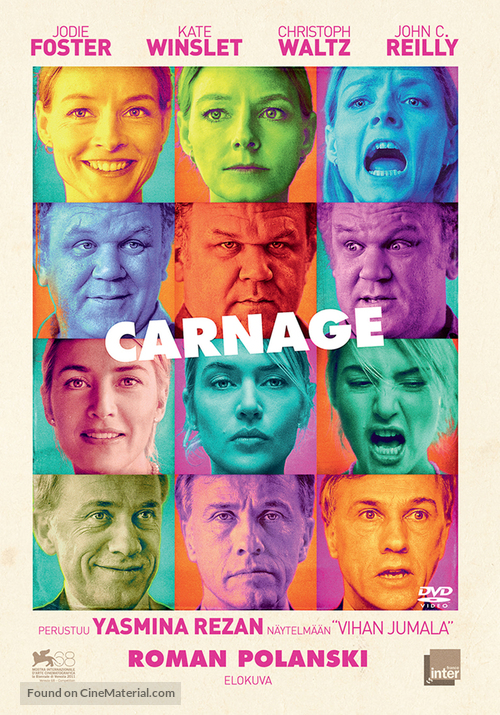 Carnage - Finnish DVD movie cover