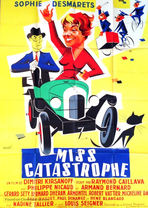 Miss Catastrophe - French Movie Poster