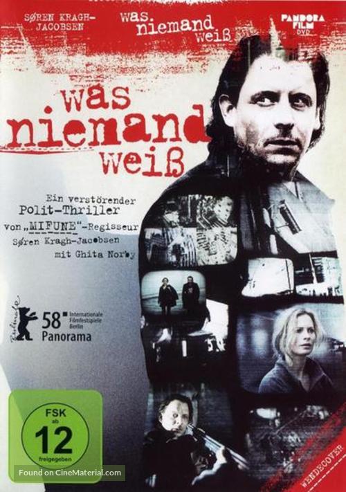 Det som ingen ved - German DVD movie cover