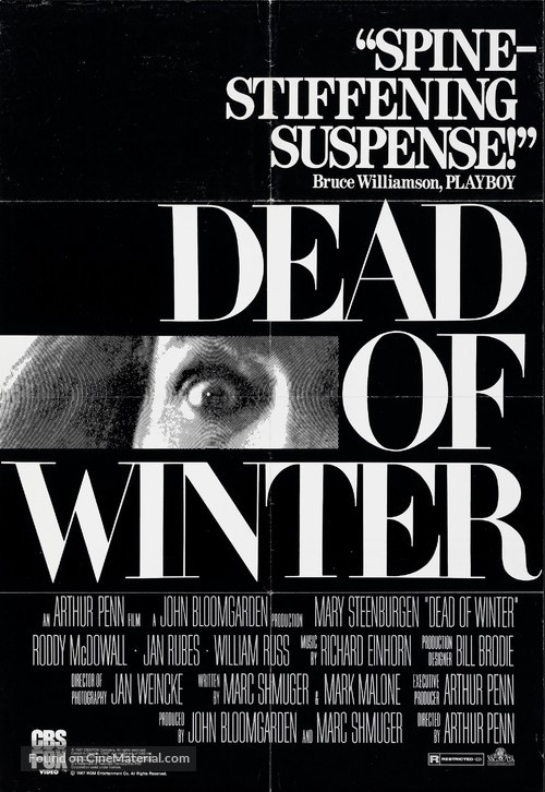 Dead of Winter - Video release movie poster