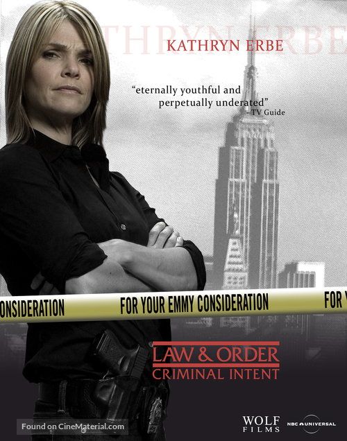 &quot;Law &amp; Order: Criminal Intent&quot; - Movie Poster