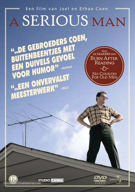 A Serious Man - Dutch DVD movie cover